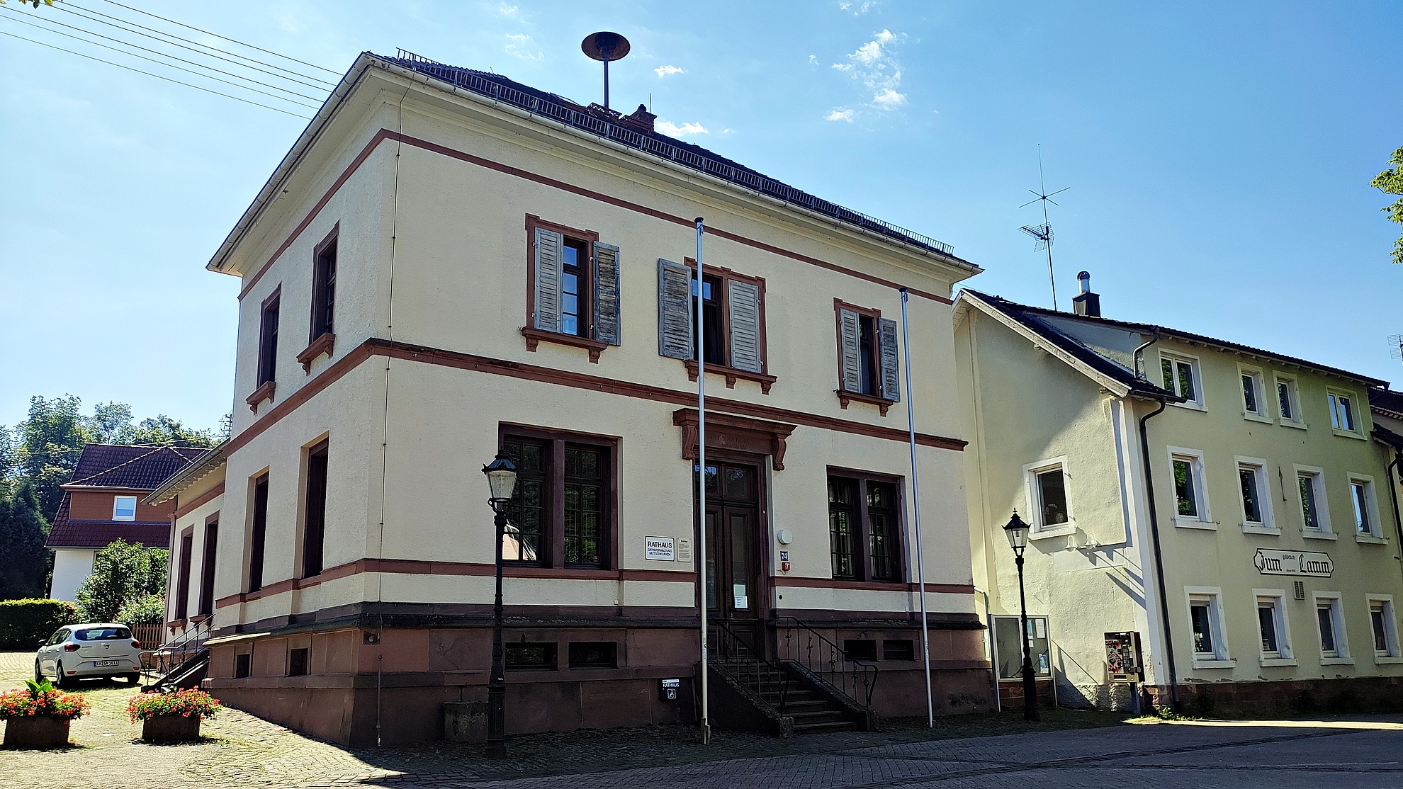 Rahtaus Mutschelbach Rathaus in Mutschelbach